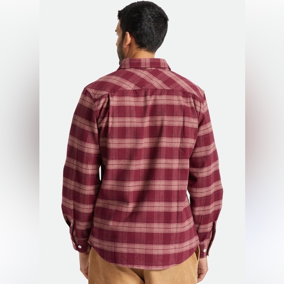 Men’s Brixton Bowery flannel button down shirt - Picture 4 of 8